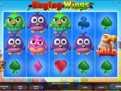 Игровой автомат Raging Wings студии Endorphina